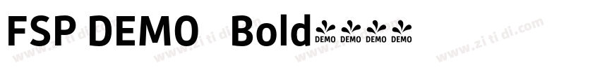 FSP DEMO   Bold字体转换